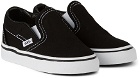 Vans Baby Black & White Classic Slip-On Sneakers
