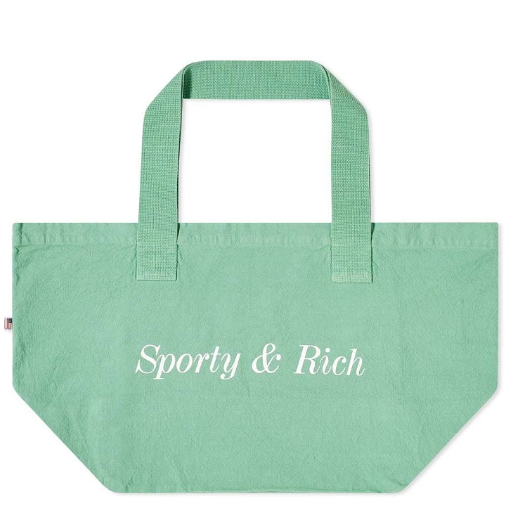Photo: Sporty & Rich Classic Logo Tote Bag