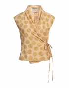 Alessia Santi Womens Top in Beige