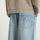 BEAMS Men's Balloon Wide Denim Jeans in Indigo
