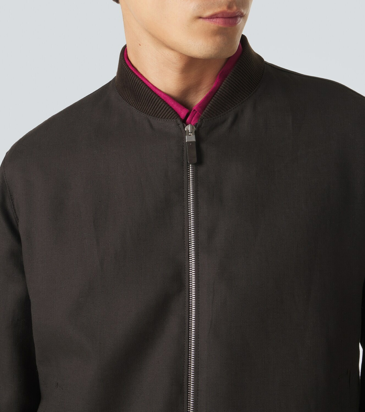 Zegna Linen bomber jacket