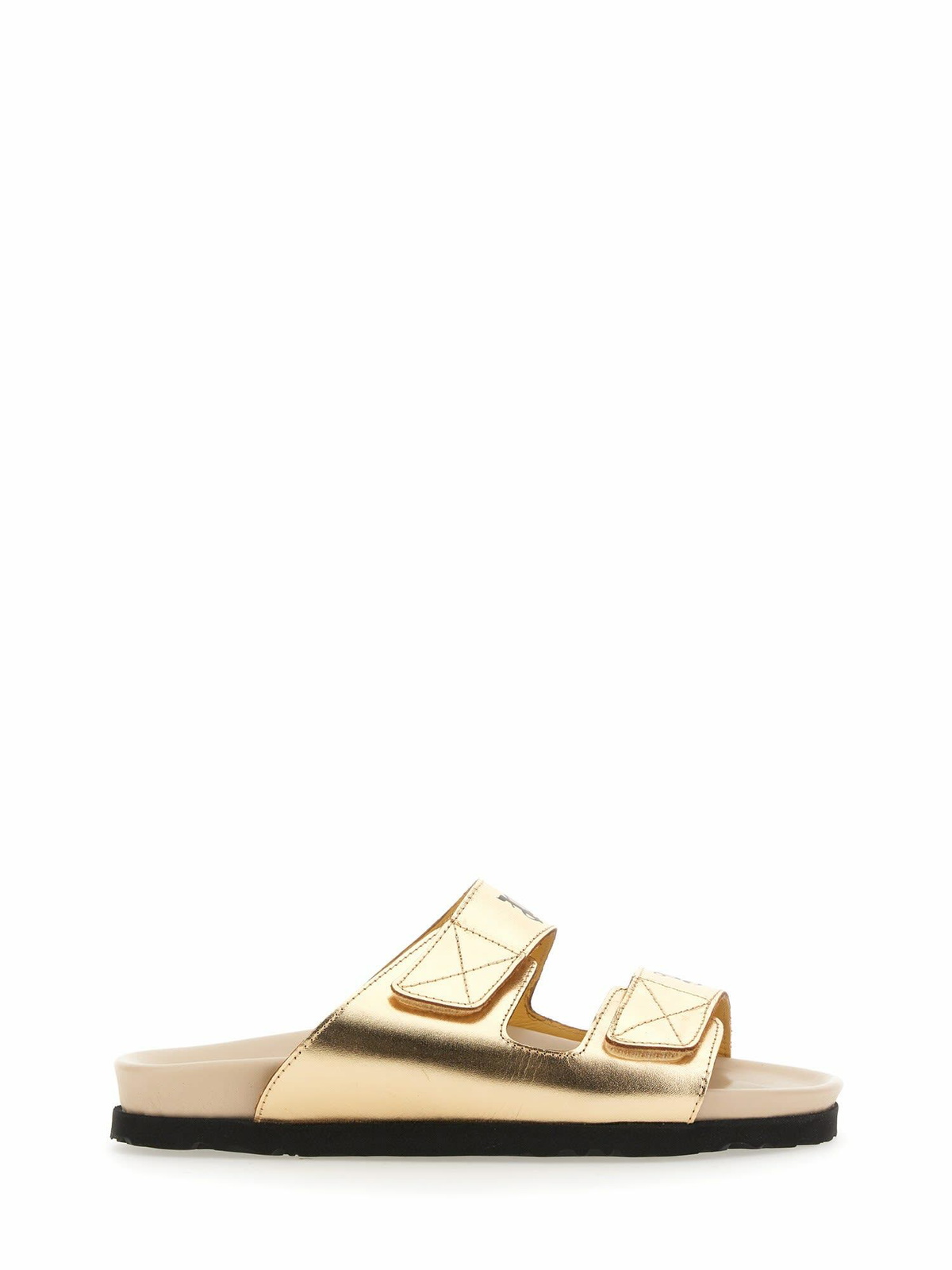 サンダル・ミュール Palm Angels Ivory leather slippers (PWIH019S23LEA002 0361) パームエンジェルス / Palm Angels Ivory Leather Slippers
