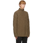 Dsquared2 Brown Wool Canadian Knit Sweater