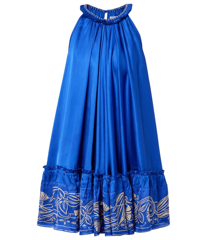 Photo: Poupette St Barth Cleo embellished floral satin minidress