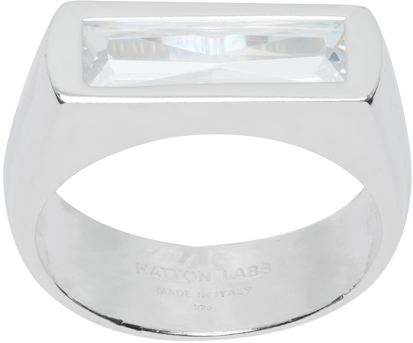 Hatton Labs Silver Baguette Ring