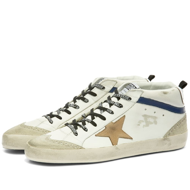 Photo: Golden Goose Mid Star Leather Sneaker