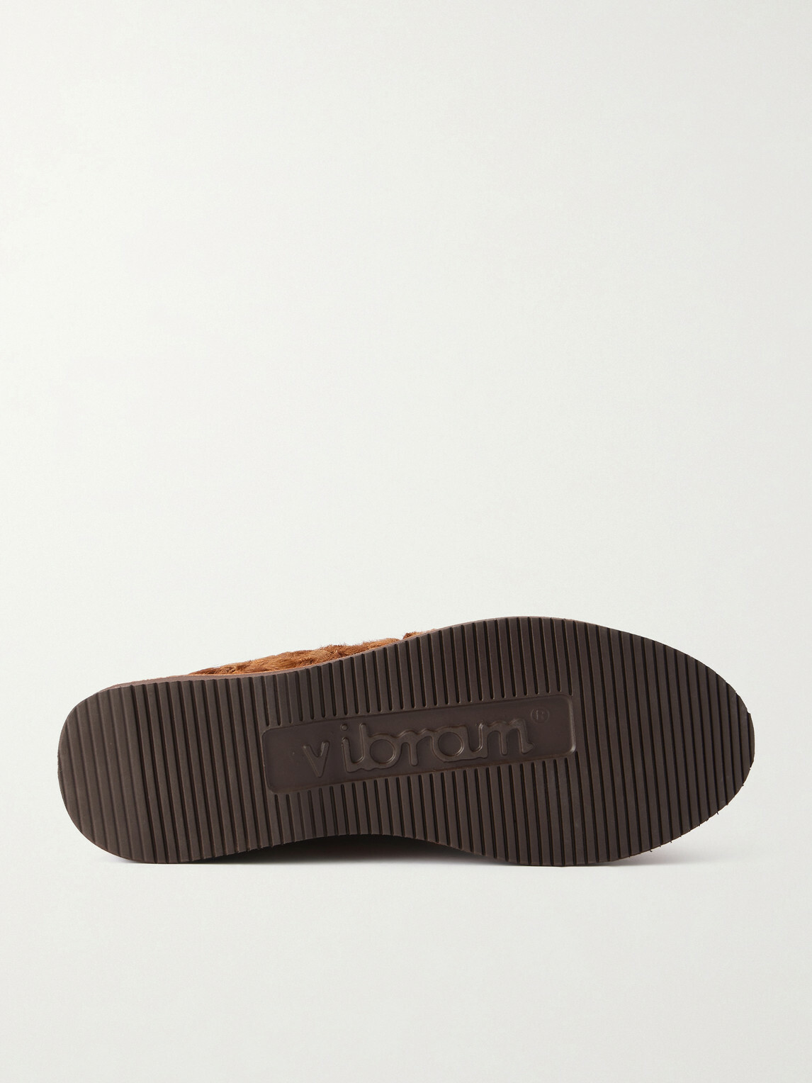 Yuketen - Woven Calf Hair Huarache Sandals - Brown