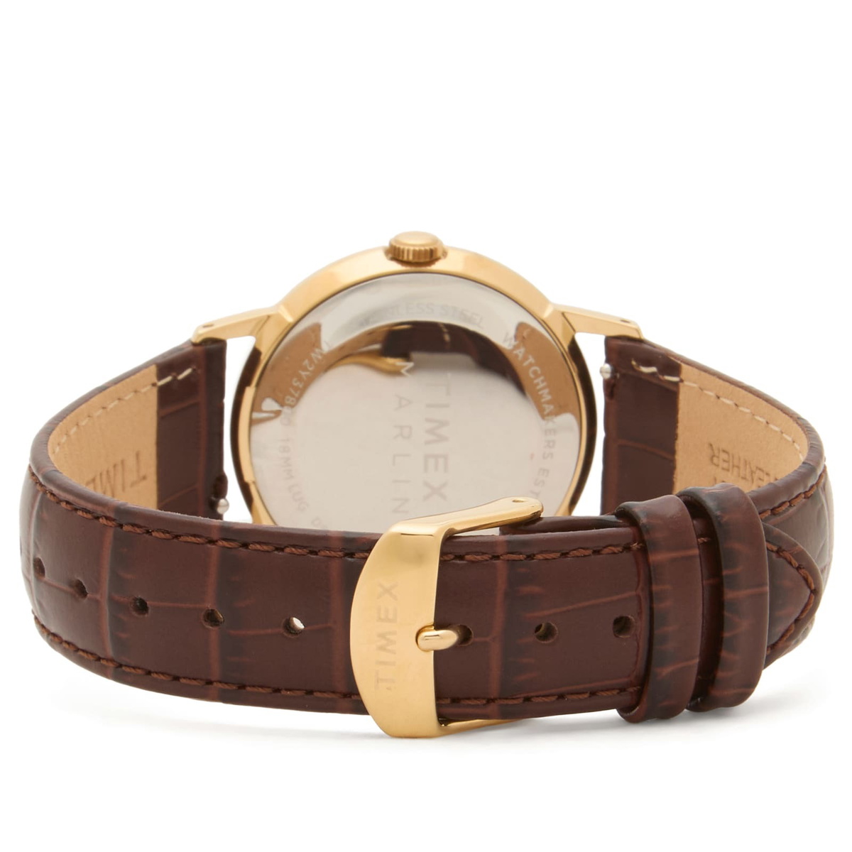 Timex Marlin 34mm 3-Hand Quartz Watch in Green/Brown 