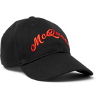 Alexander McQueen - Logo-Embroidered Cotton-Twill Baseball Cap - Black
