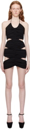 Mônot Black Cut Out Minidress