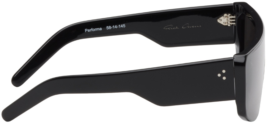 Rick Owens Black Performa Sunglasses Rick Owens Rick Owens Black Performa Sunglasses Rick Owens