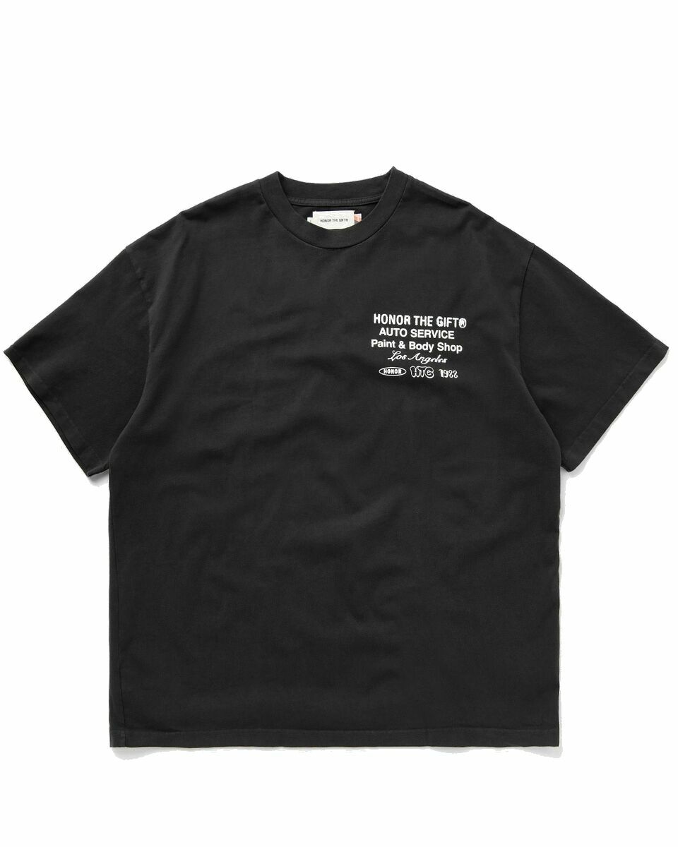 Photo: Honor The Gift Inner City Auto Service Ss Tee Black - Mens - Shortsleeves