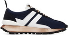 Lanvin Navy BUMPR Sneakers