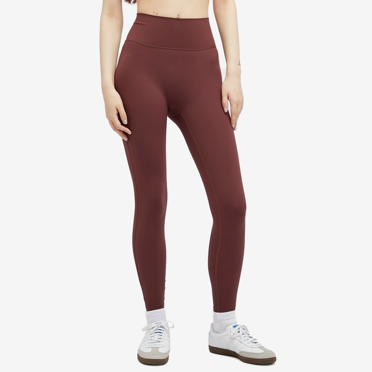 Adanola Women's Ultmate Stirrup Leggings in Burgundy Adanola