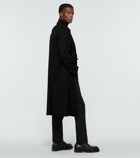 Givenchy - Textured wool coat with padlock