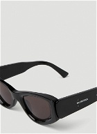 Odeon Cat Sunglasses in Black