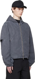 HELIOT EMIL Gray Crinis Jacket