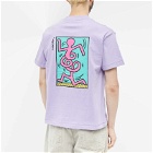 Jungles Jungles x Keith Haring Pink Man T-Shirt in Purple