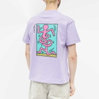 Jungles Jungles x Keith Haring Pink Man T-Shirt in Purple