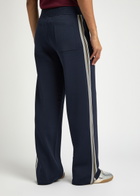 Wales Bonner Tide Knitted Sweatpants Navy