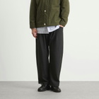 Danton Men's Tuck Pants in Dark Green Grey