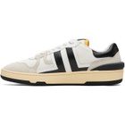 Lanvin White & Black Clay Sneakera