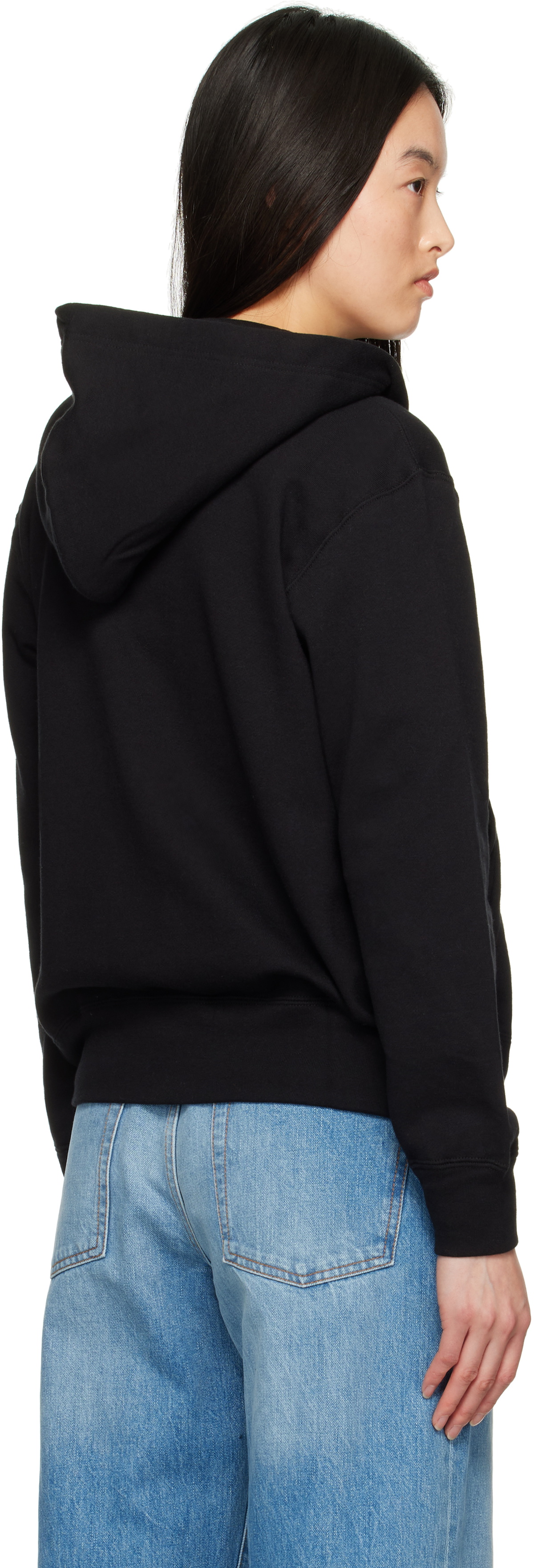 COMME des GARÇONS PLAY Black Layered Heart Hoodie