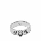 Maison Margiela Men's Number Logo Ring in Silver