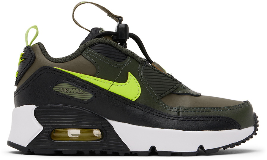 Nike Kids Green Air Max 90 Toggle Little Kids Sneakers