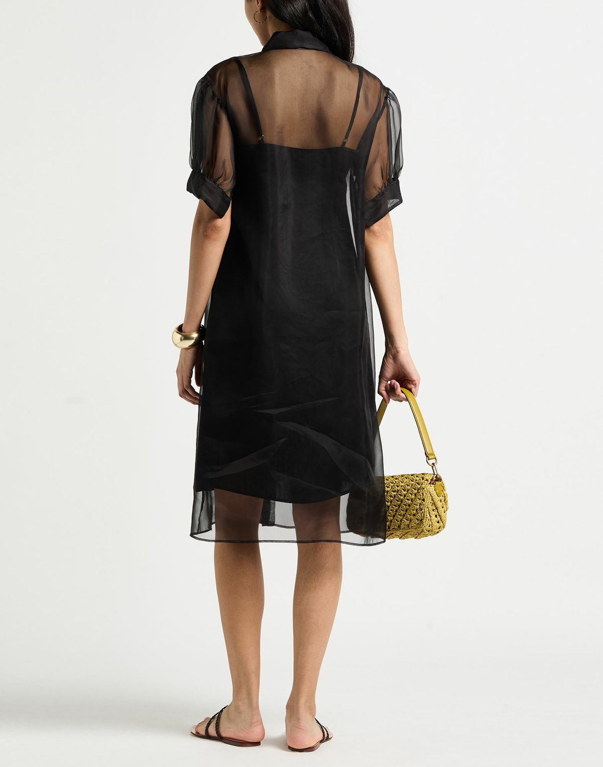 Peserico Womens Midi dress in Black
