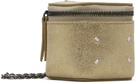 Maison Margiela Gold Mini Cube Chain Bag