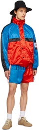 Tommy Jeans Red & Blue Colorblocked Sailing Jacket