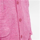 Cole Buxton Men's Brushed Cardigan in Pink
