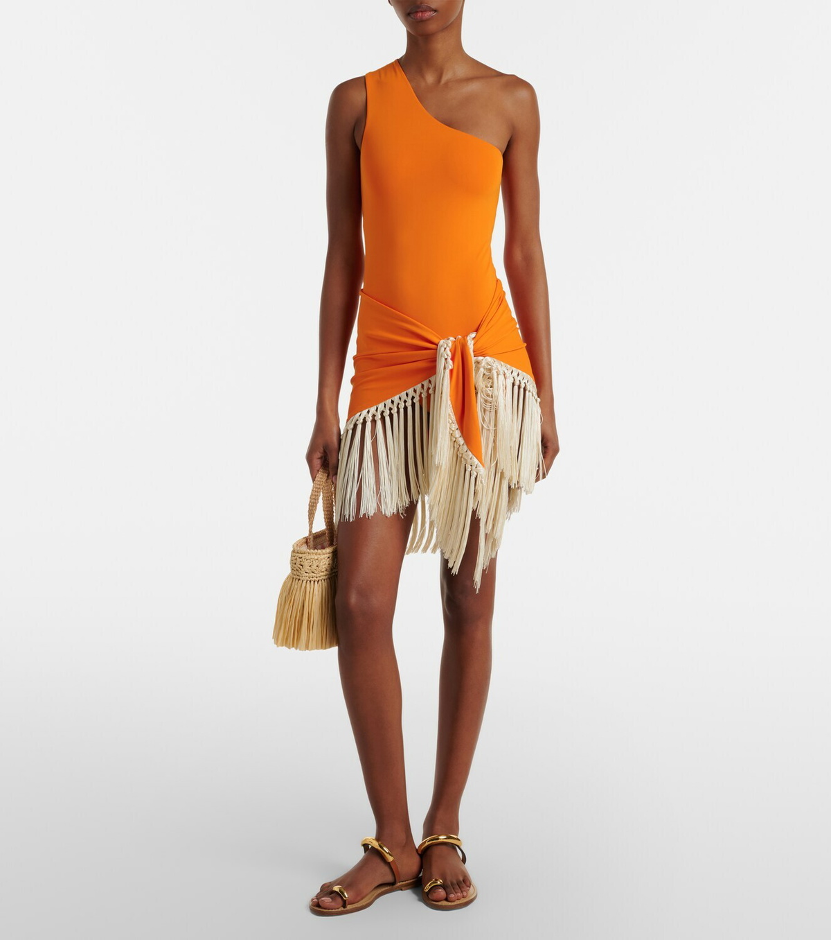 Taller Marmo Yacare swimsuit and beach cover-up set