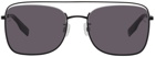MCQ Black Metal Square Sunglasses
