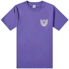 Sporty & Rich Beverly Hills T-Shirt in Purple/White