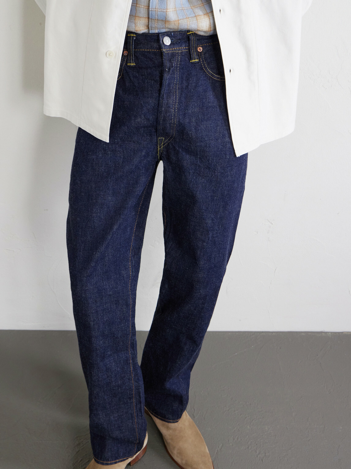 FULLCOUNT - 1101 Straight-Leg Selvedge Jeans - Blue