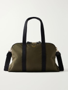 Bennett Winch - Sport Holdall Leather-Trimmed Cotton-Canvas Weekend Bag - Green