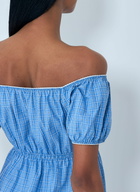 Miu Miu Plaid-Pattern Mini Dress