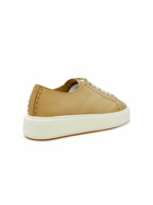 Santoni Brown Leather Sneaker