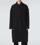 Rick Owens Brad virgin wool coat