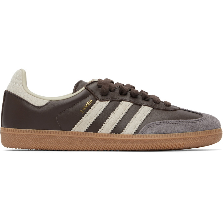 Photo: adidas Originals Brown Samba OG Sneakers