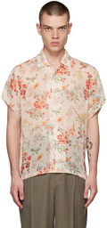 Bode Pink Flowering Crabapple Shirt