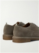 Officine Creative - Hopkins Suede Derby Shoes - Green