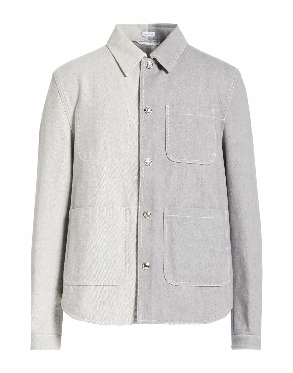 Thom Browne Mens Denim outerwear in Grey