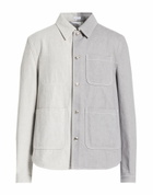 Thom Browne Mens Denim outerwear in Grey