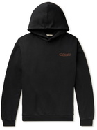 Marni - Logo-Print Cotton-Jersey Hoodie - Black