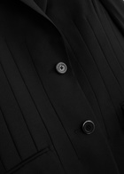 Helmut Lang Darted Wool Blazer Black