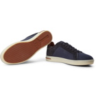 Loro Piana - Traveller Suede and Canvas Sneakers - Blue