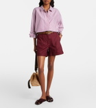 'S Max Mara Cotton poplin shorts